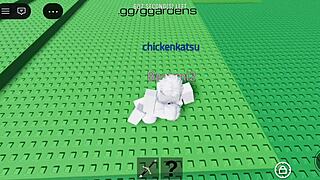 Cute babe bent over begs for quick monster cock fuck