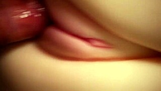 i... i kept pounding her big shaved pussy til i came all over it closeup