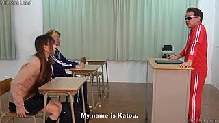 A sadistic girl asserts domination over private academy