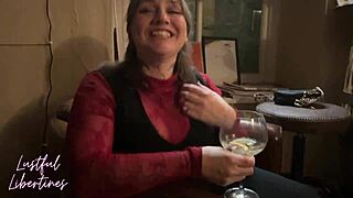 Creampie this milf wife bareback while she chats with her clueless husband!