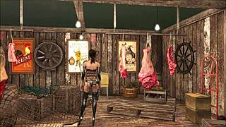 i love being a slutty fallout 4 tease showing off my sexy brunette curves