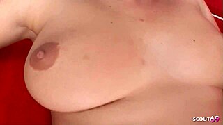 big-boobed cougar's round ass craves first bbc stretch and sloppy ride