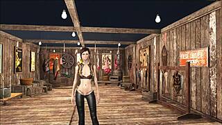 i love being a slutty fallout 4 tease showing off my sexy brunette curves