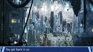 Trainer gropes those juicy tits in orange gear!