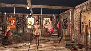 i love being a slutty fallout 4 tease showing off my sexy brunette curves
