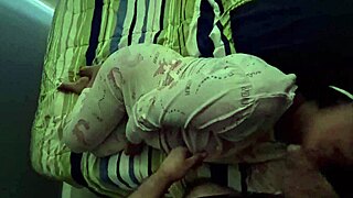 pregnant stepsister burns with horniness lets cum coat her belly