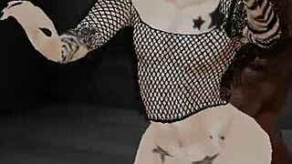 Goth femboy assfucked raw by massive bbc in intense interracial pound