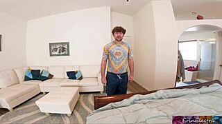 Chubby Milf Films Stepson's Anal Creampie for Cheating Husband