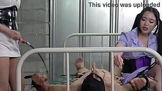 japanese mistresses torment masochist nipples hard