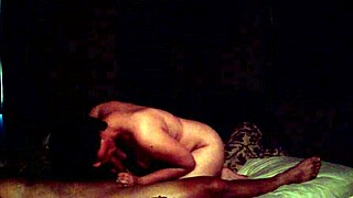 Hidden cam catches horny mature latina redhead riding big cock doggystyle in hotel