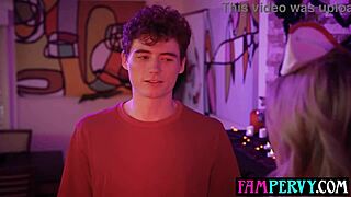 big titted milf stepmom plays sexy nurse with her teen stepson in pov hospital roleplay