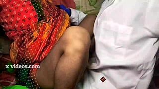 desi indian bibi's hottest chudai with hindi dirty talk shaved pussy pounding