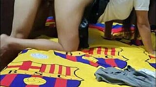 Sexy mother in law rides homemade like a nympho moaning for wet genitals