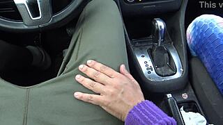 Dude your stepmom's hand groping my big cock in the car feels taboo af