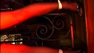 college coed bound in pantyhose takes monster cock deepthroat and ride