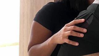 stepdad's thick bbc throbs as curvy latina girlfriend deepthroats passionately homemade