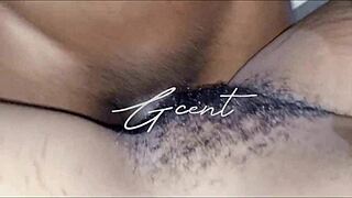 ever seen dripping hairy pussy scream in close-up missionary passion?