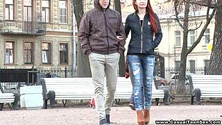 shaved teen inga pleasures pussy with fingers and blowjob leading to facial cumshot