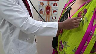 doctor takes horny patient boobs in hospital for raw fuck