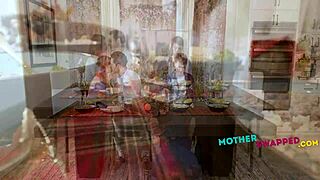 Milf Shows Friend How Stepsons Crave Taboo Desk Loving