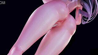 Big ass tits bitch knight bronya dances teasingly