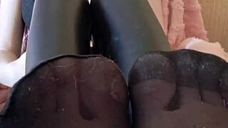 latex goddess dominates small cock with ass worship and spitting humiliation