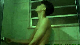 MILF Stepmom Peeks at Bathing Stepson Then Begs for Raw Creampie Pound