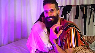 hey, this hot girl in fishnets gets so playful before cipriani fingers her deep