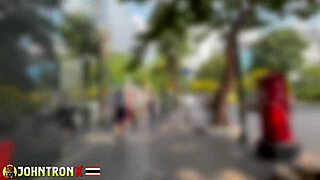 Nail specialist ham bends petite asian teen over for creampie pounding