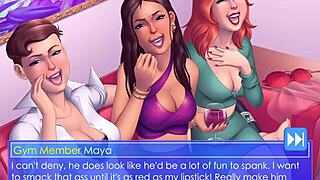 Wow! Trainer Alexis forces crossdressing strapon femdom game on you in your new life!!