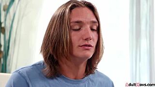 hey stepsis, i'm licking your blindfolded shaved pussy before fucking