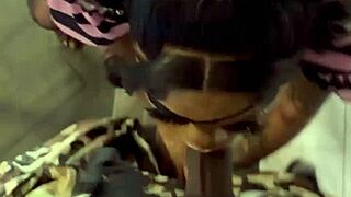 Big ass caribbean babe rides monster bbc doggystyle in sex tape