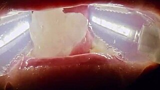 deranged girl rebel rhyder luvs gettin frozen cum bukkake in garage probe lens!!