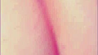 hot mexican latina babe masturbates juicy ass with dildo waiting for roomie