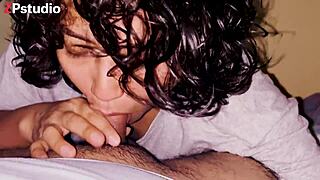 your hot latina stepsis sucks cock deep and begs for cumswap swallow