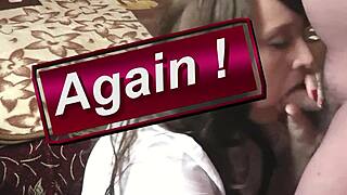 Mature Wife Sucks Cock Deep, Takes Cumshot on Cheek