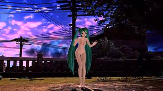 Hatsune Miku's Full Nude Mod Shows Off Her Big Tits And Ass