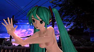 Hatsune Miku's Full Nude Mod Shows Off Her Big Tits And Ass