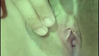 oh wow blonde latina spreads her tight pink pussy vagina wide for me to see up close