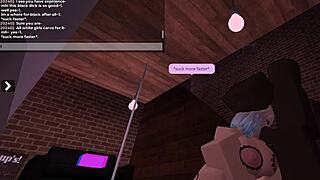 little bbc slut gets used hard at my place after roblox session