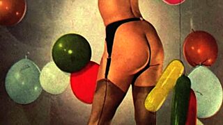 Unwrap vintage erotic christmas secrets in antique retro passion