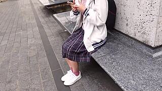 her japanese pussy suction grips my cock so tight i can't escape this young babe's pull