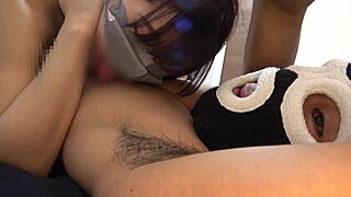 her japanese pussy suction grips my cock so tight i can't escape this young babe's pull