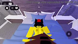 yellow creature dominates with big ass and tits in femdom sex win