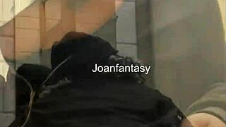 Watch me slide this dildo and buttplug into my ebony pussy in the bathroom mirror.