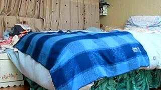 girl next door slips into black thong to fuck her tight ass solo pov