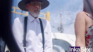 charito the peruvian milf gets fucked hard by mototaxista while hubby's asleep on weberto