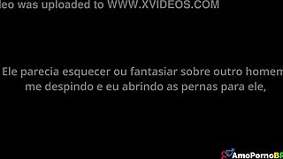 BIG BLACK COCK Fills Wife's PUSSY While Hubby Watches Cuckold Creampie