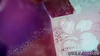 i can't stop fingering this pretty lesbian model's dripping wet pussy during our lingerie photoshoot