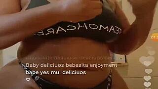 i see this ebony woman showering so calmly and relaxed today